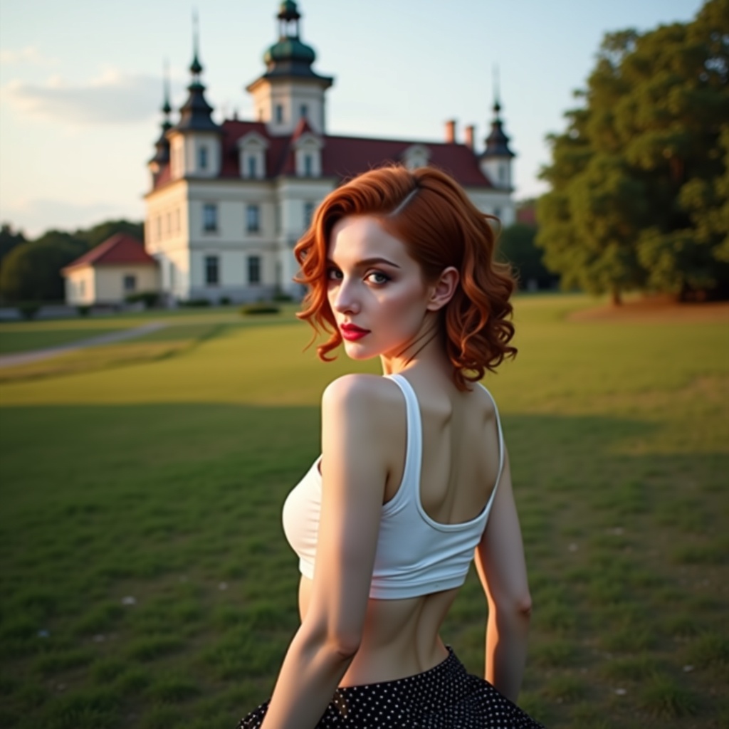 Annabel 5Iycx obišče Dvorec Ravne (Ravne Manor) v mestu Ravne na Koroškem za erotični klepet z umetno inteligenco