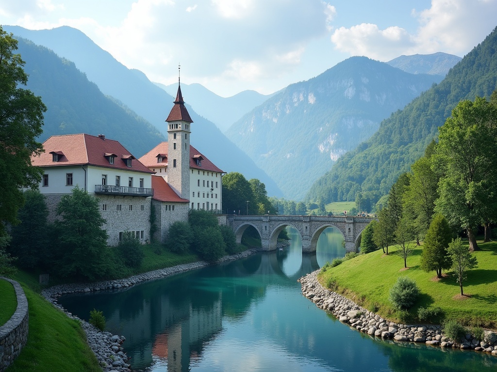 Mali grad (Kamnik), znana znamenitost v mestu Kamnik, Slovenija