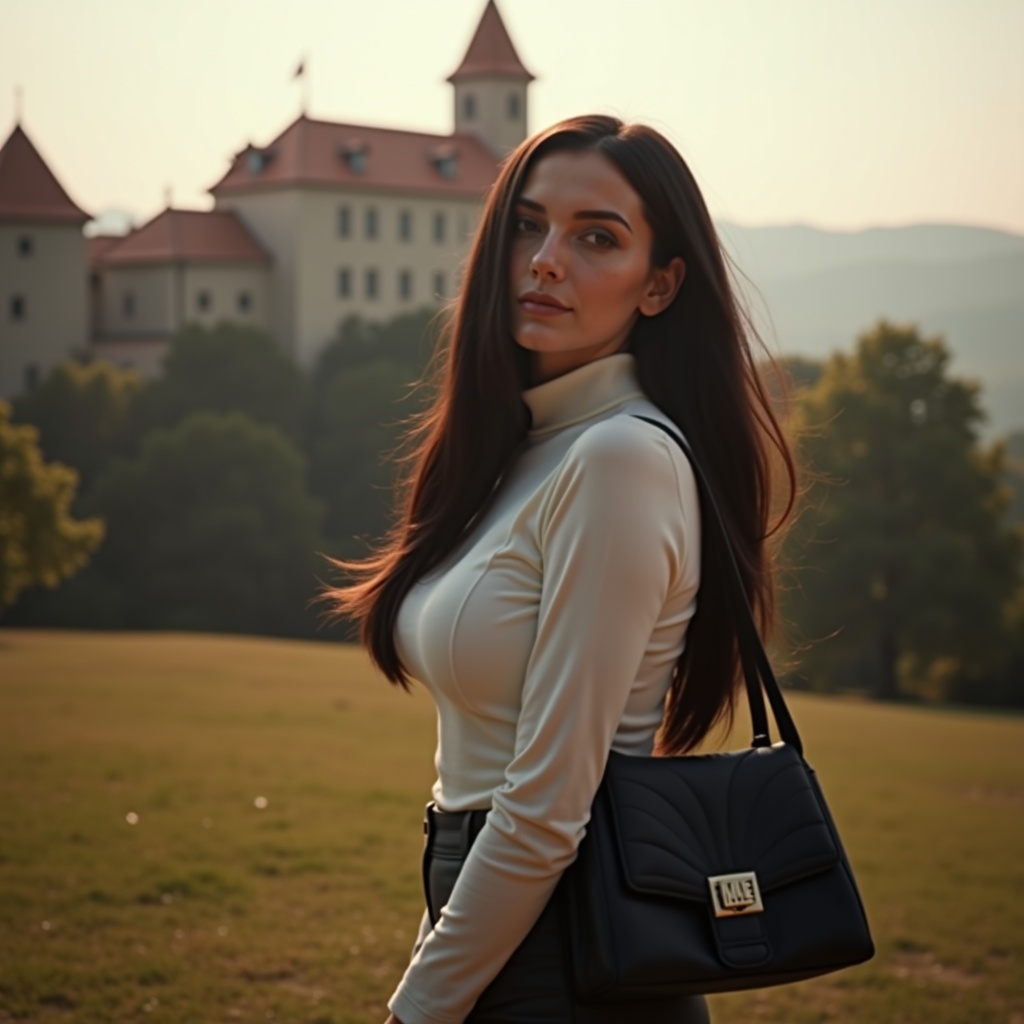 Dr. Maia Winter obišče Sevnica Castle v mestu Sevnica za pošiljanje vročih sporočil