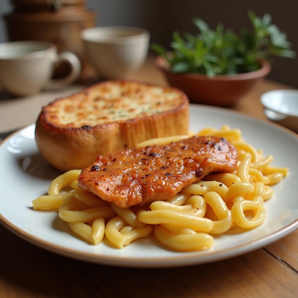 Popotniški detajl v mestu Sevnica: A plate of delicious local food