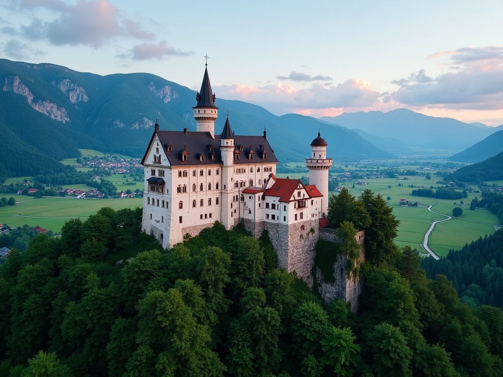 Sevnica Castle, znana znamenitost v mestu Sevnica, Slovenija